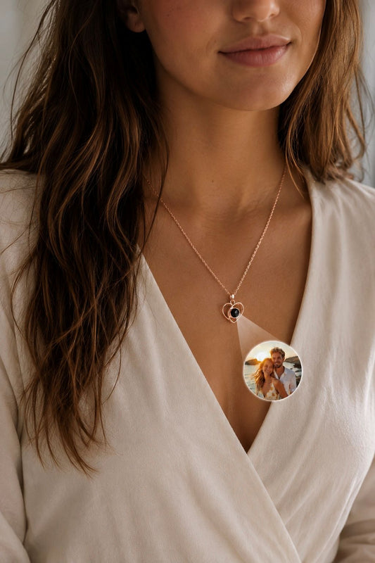 Fotoketting | Eternal Heart - Gepersonaliseerde sieraden met foto | The Eternal Gaze